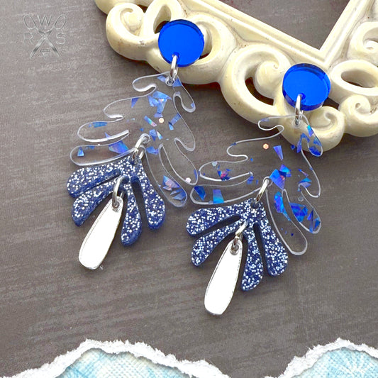 Aspen Dangles in Blue Frost