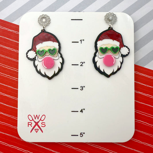 Bubblegum Santa Dangles