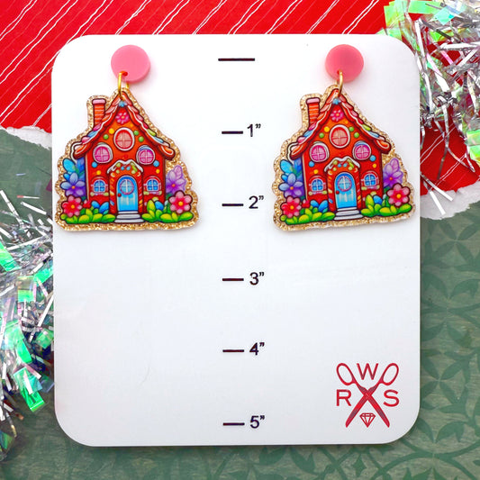 Gingerbread Cottage Dangles