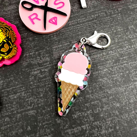 I Scream for Ice Cream Bestie Charm