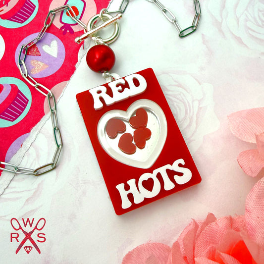 Red Hots Shaker Necklace