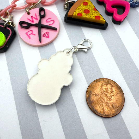 Snowman Bestie Charm