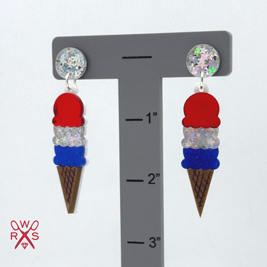 Stars and Scoops Dangles