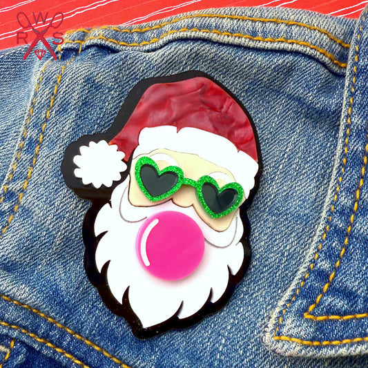 Bubblegum Santa Pin
