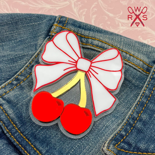 Cherries Jubilee Brooch