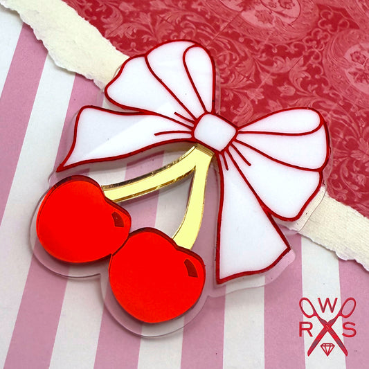 Cherries Jubilee Brooch