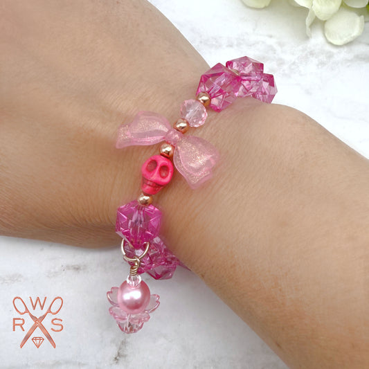Cotton Candy Crush Bracelet in Pink