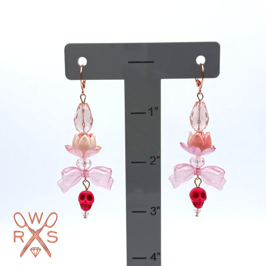 Cotton Candy Crush Dangles in Pink