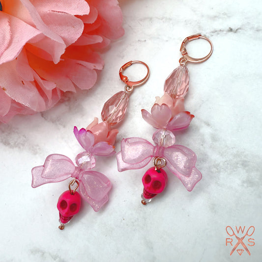 Cotton Candy Crush Dangles in Pink