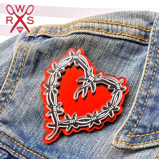 Guarded Heart Brooch