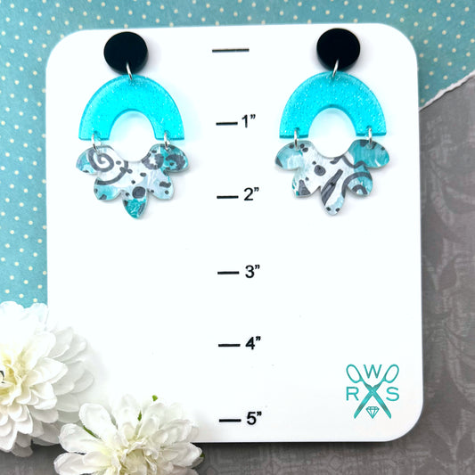 Happy Bloom Dangles in Notebook Doodles