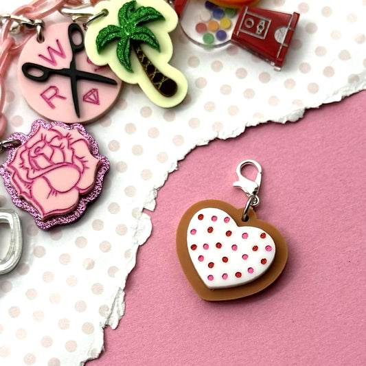 Heart Cookie Bestie Charm
