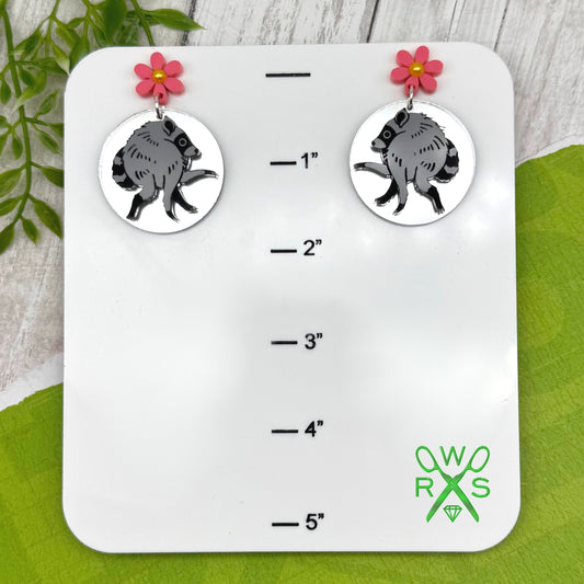 Everyone's Favorite Raccoon Earrings