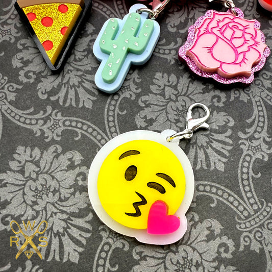 Kiss Emoji Bestie Charm