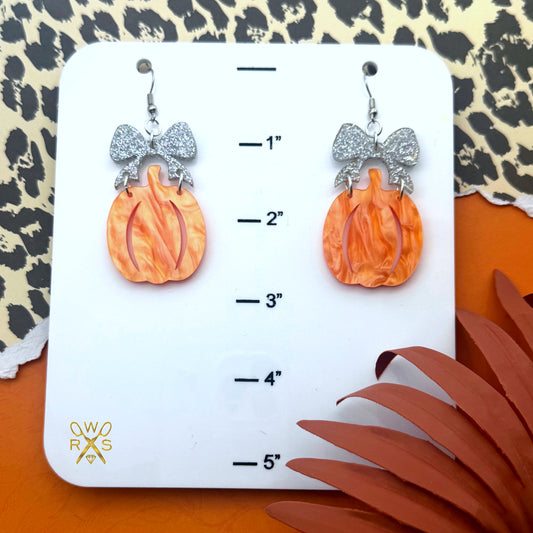 Party Pumpkin Dangles