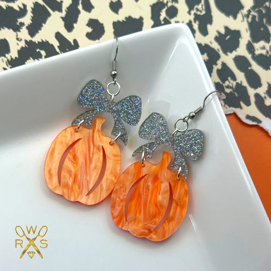 Party Pumpkin Dangles
