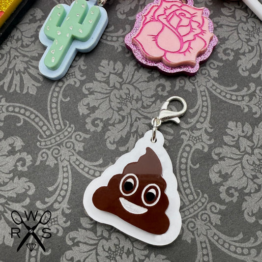 Poop Emoji Bestie Charm