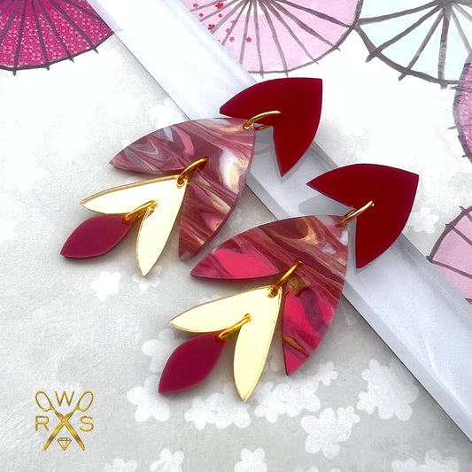 Rio Dangles Mauve Swirl