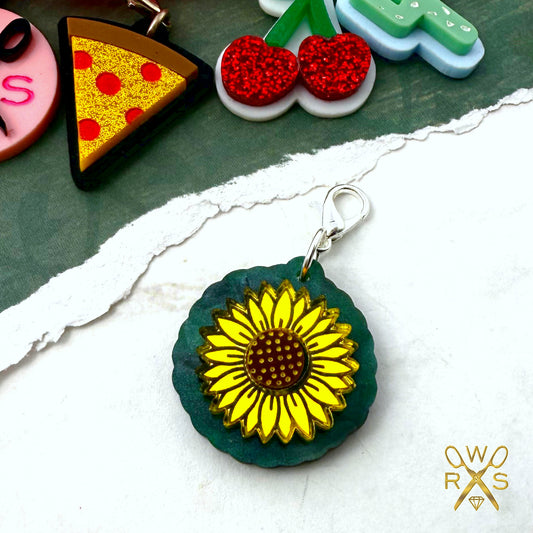 Sunflower Bestie Charm