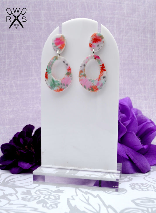 Everyday Dangle Tropical - Laser Cut Acrylic Earrings