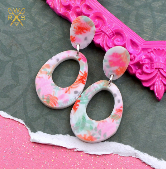 Everyday Dangle Tropical - Laser Cut Acrylic Earrings