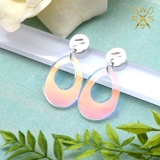 Everyday Dangle Holographic - Laser Cut Acrylic Earrings