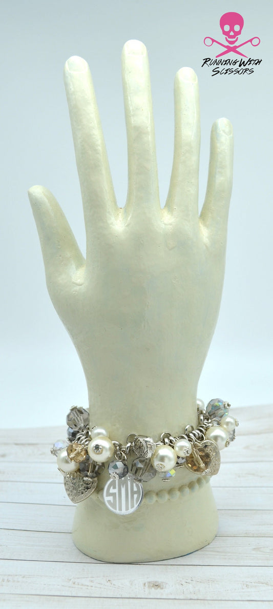 Custom Stretch Monogram Bracelet