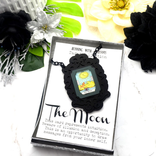 THE MOON Tarot Necklace