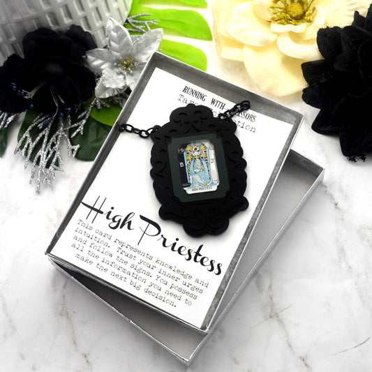 HIGH PRIESTESS Tarot Necklace