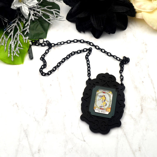 THE WORLD Tarot Necklace