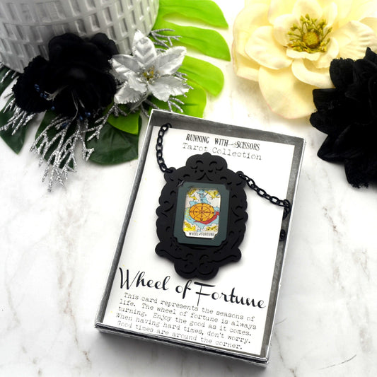WHEEL OF FORTUNE Tarot Necklace