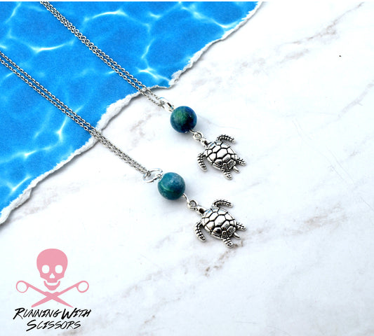 SEA TURTLE LOVE Sending Love 2 Necklace Set