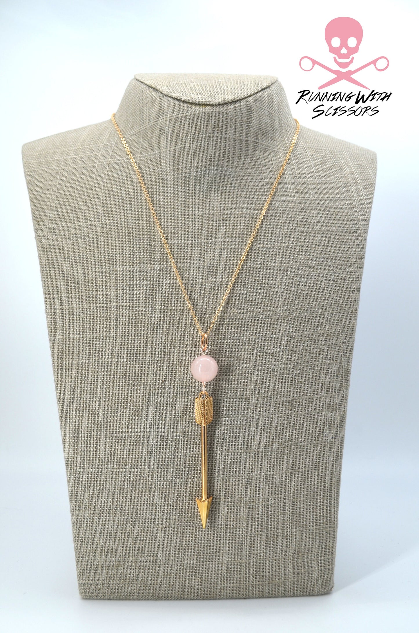 ROSE GOLD ARROWS Sending Love 2 Necklace Set