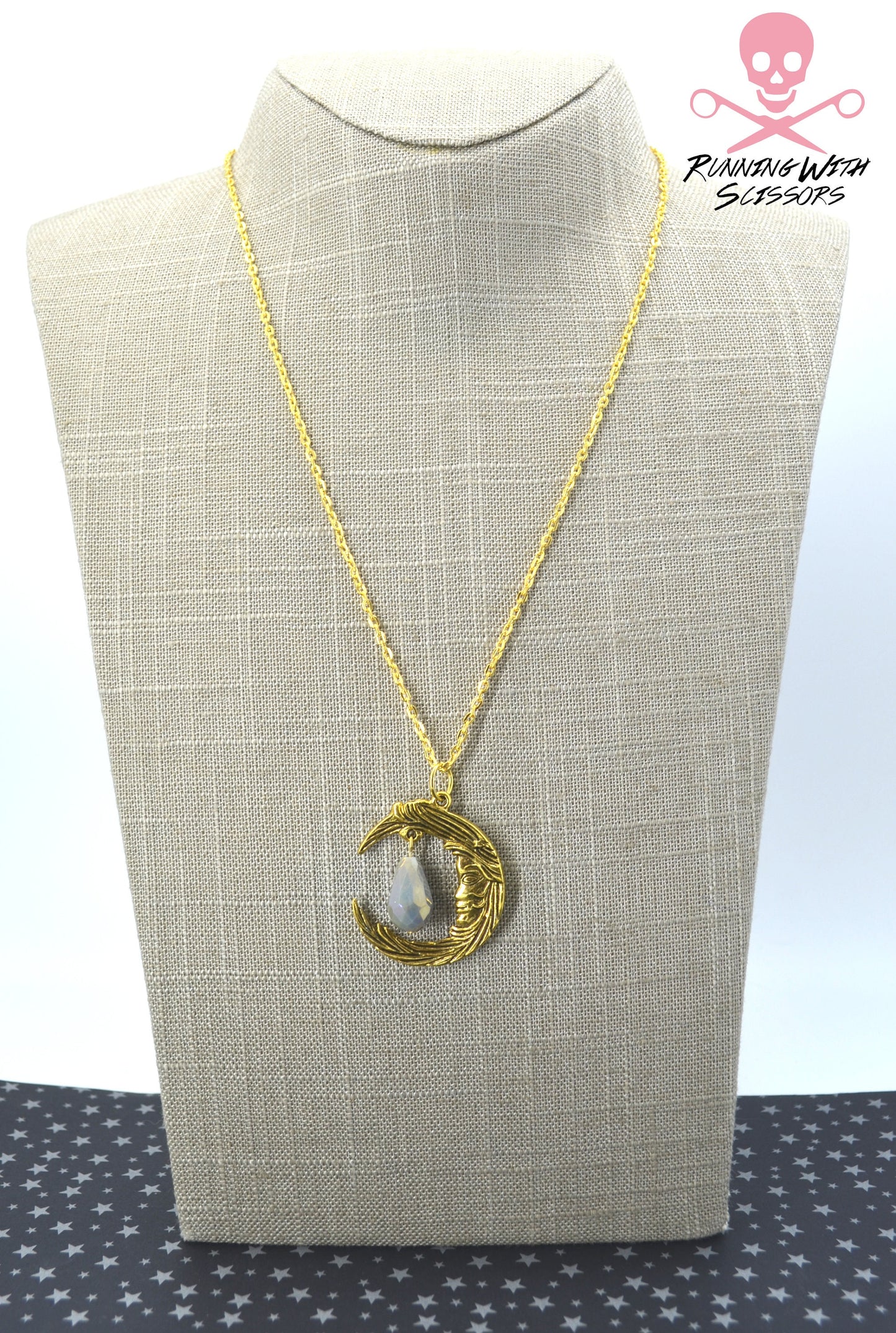 Love You To The Moon Sending Love 2 Necklace Set
