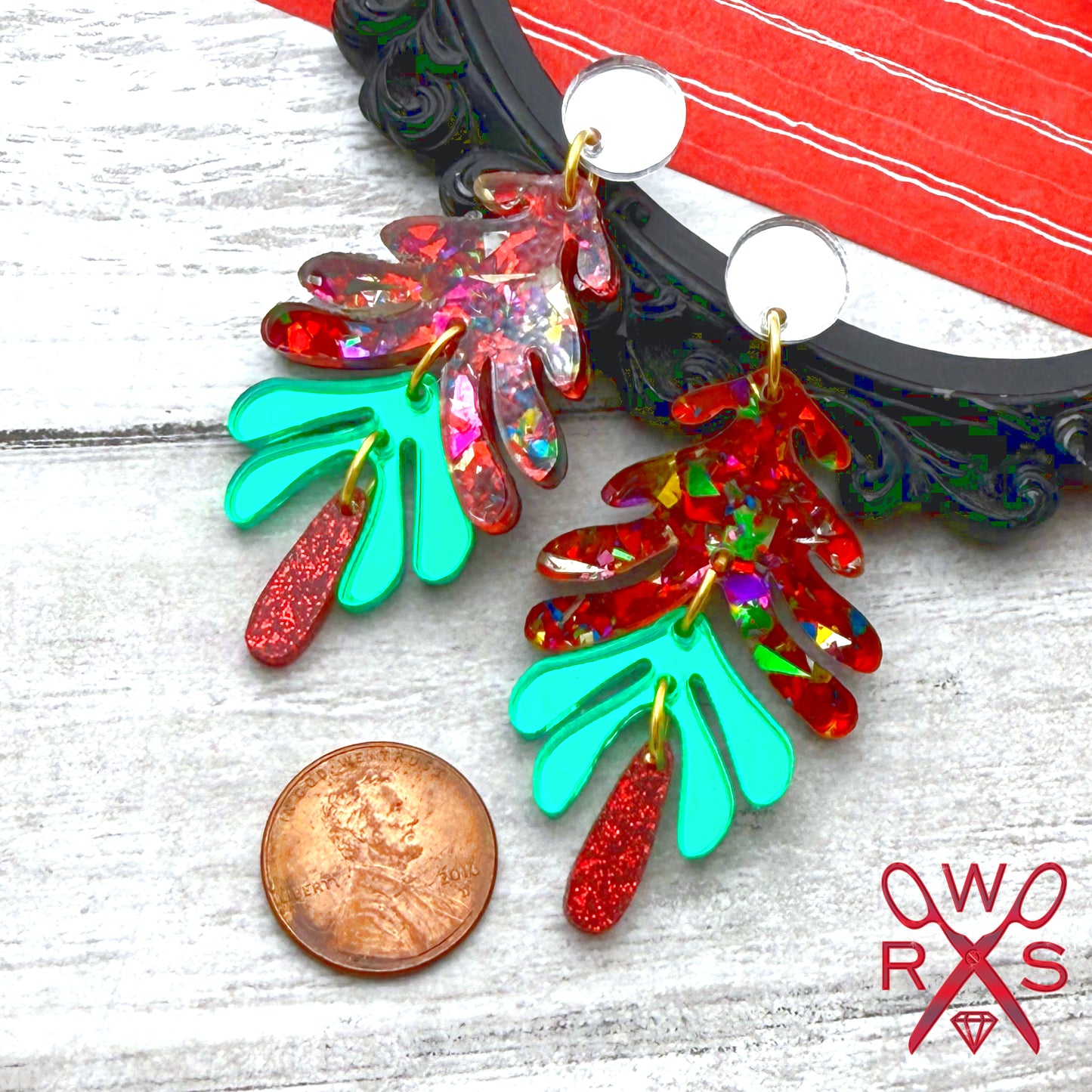 Aspen Dangles in Christmas Glitz