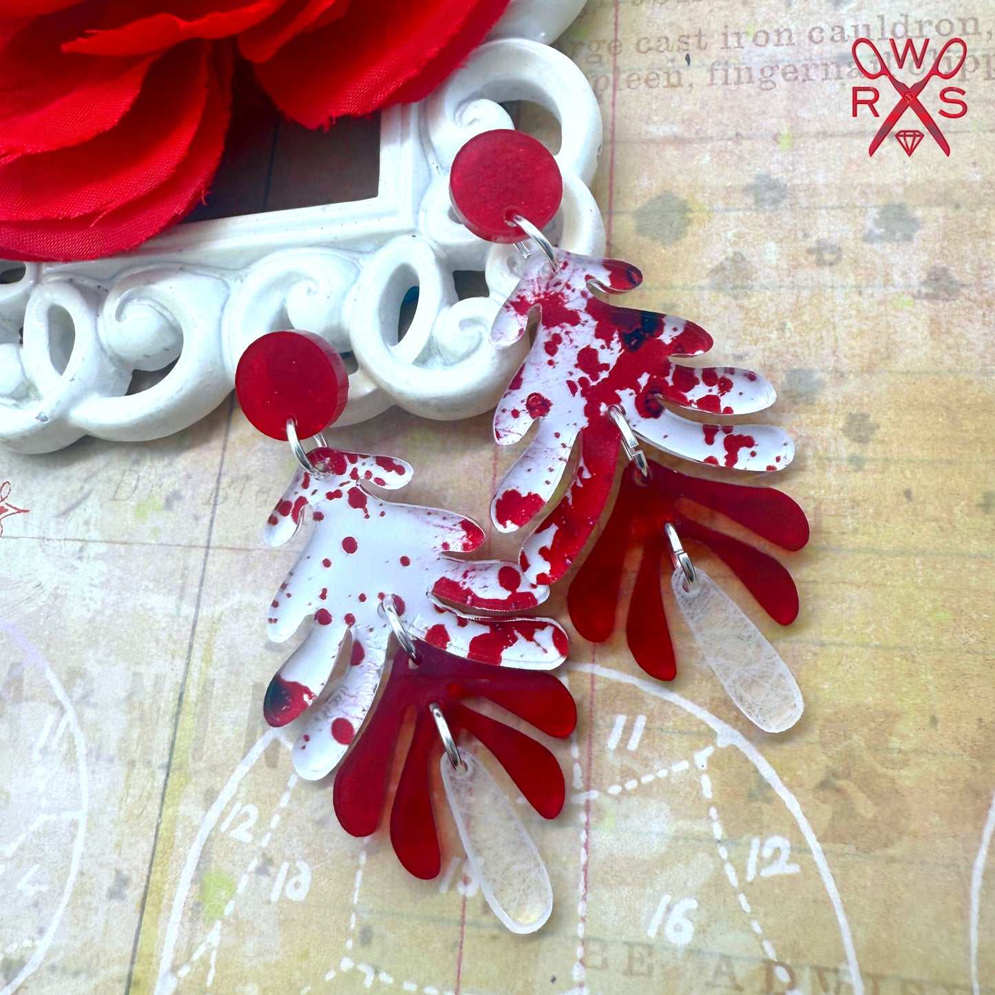 Aspen Dangles in Blood Splatter