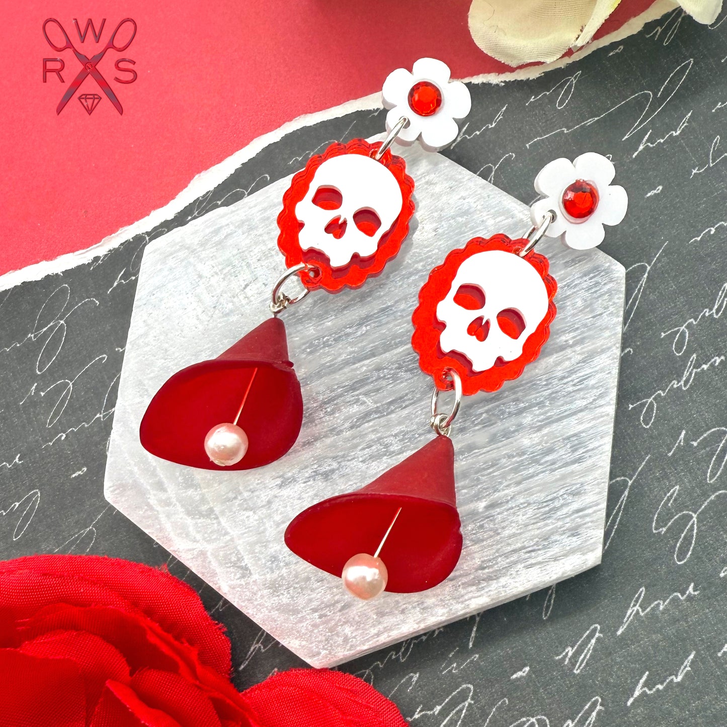 Calla Lily Crypt Dangles