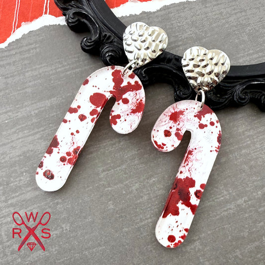 Creepmas Candy Cane Dangles