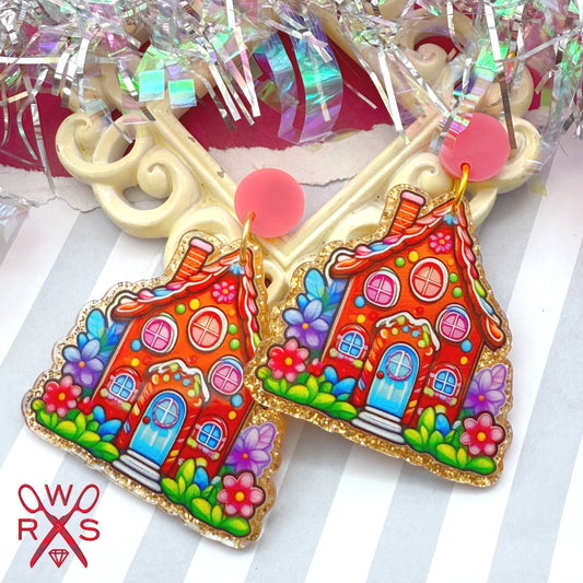 Gingerbread Cottage Dangles