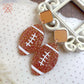 Glitter Football Dangles