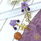 Golden Atrium Dangles in Lavender