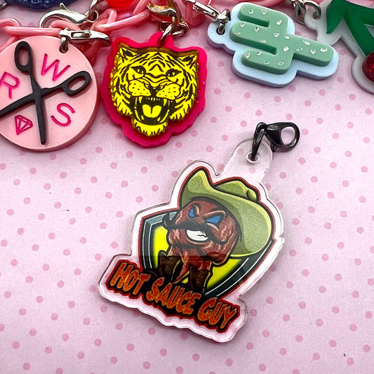 Hot Sauce Guy Bestie Charm