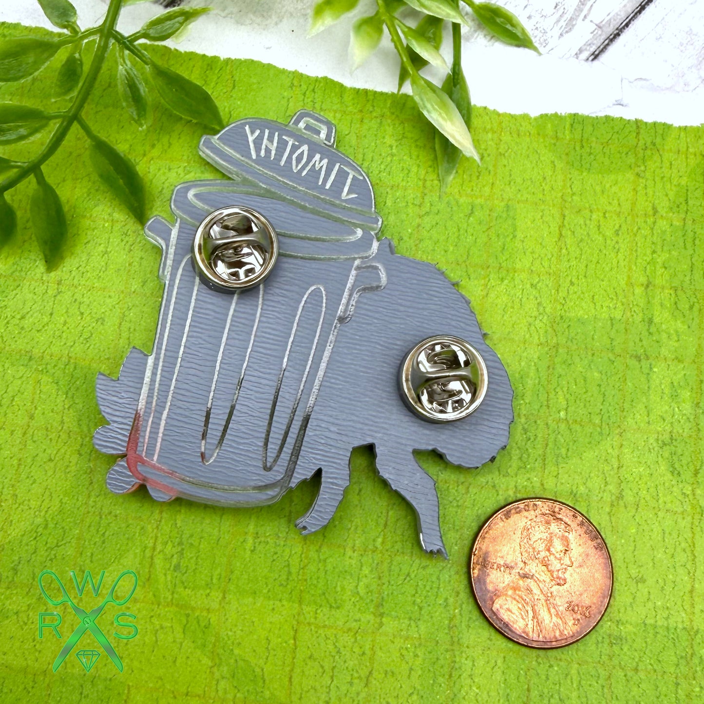 Everyone's Favorite Raccoon Brooch or Keychain