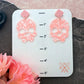 Pink Glow Skull Dangles