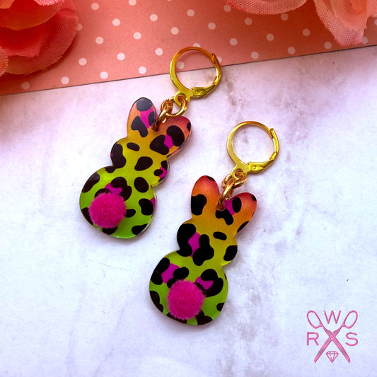 Rainbow Leopard Bunny Huggies