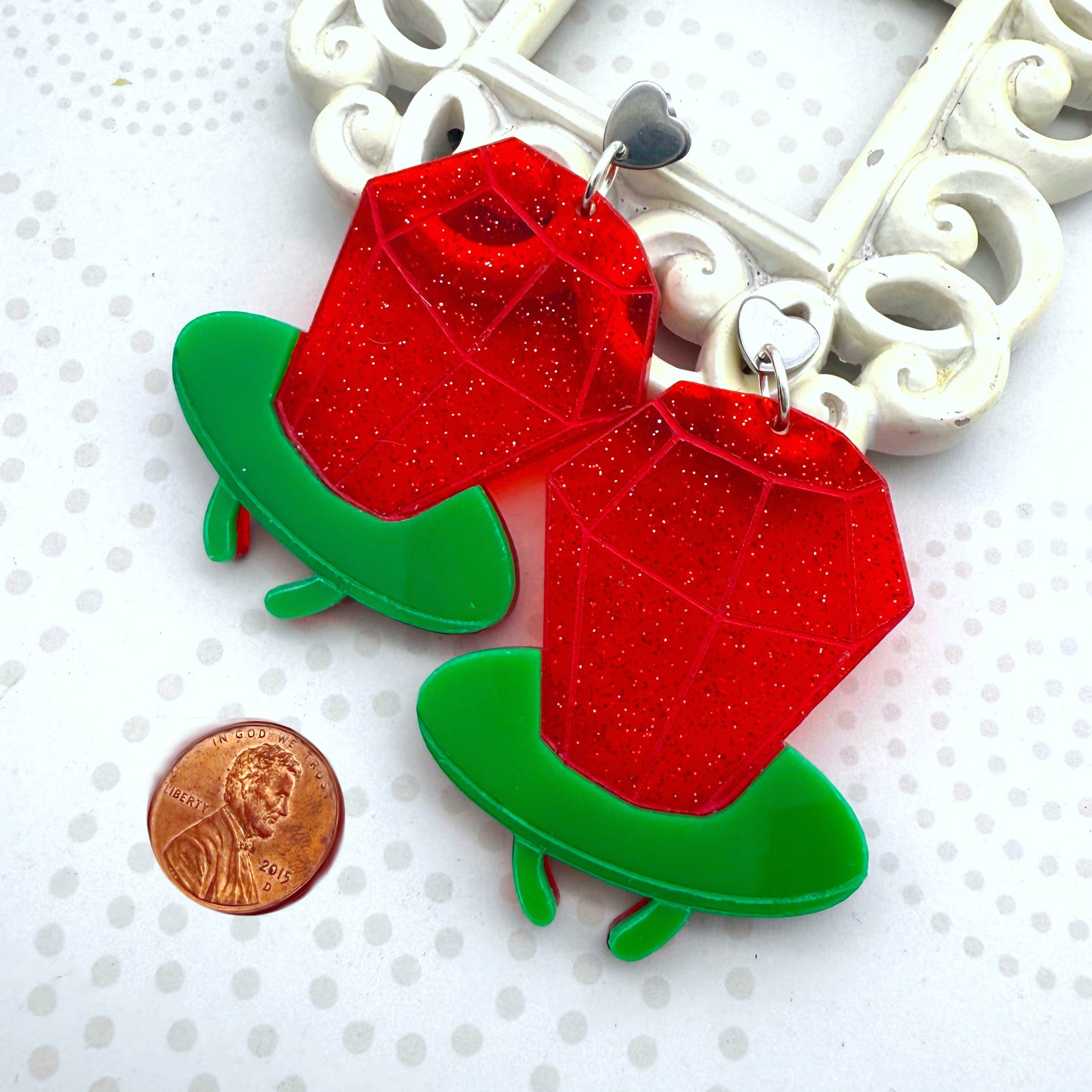 Ring Pop Dangles in Red and Green