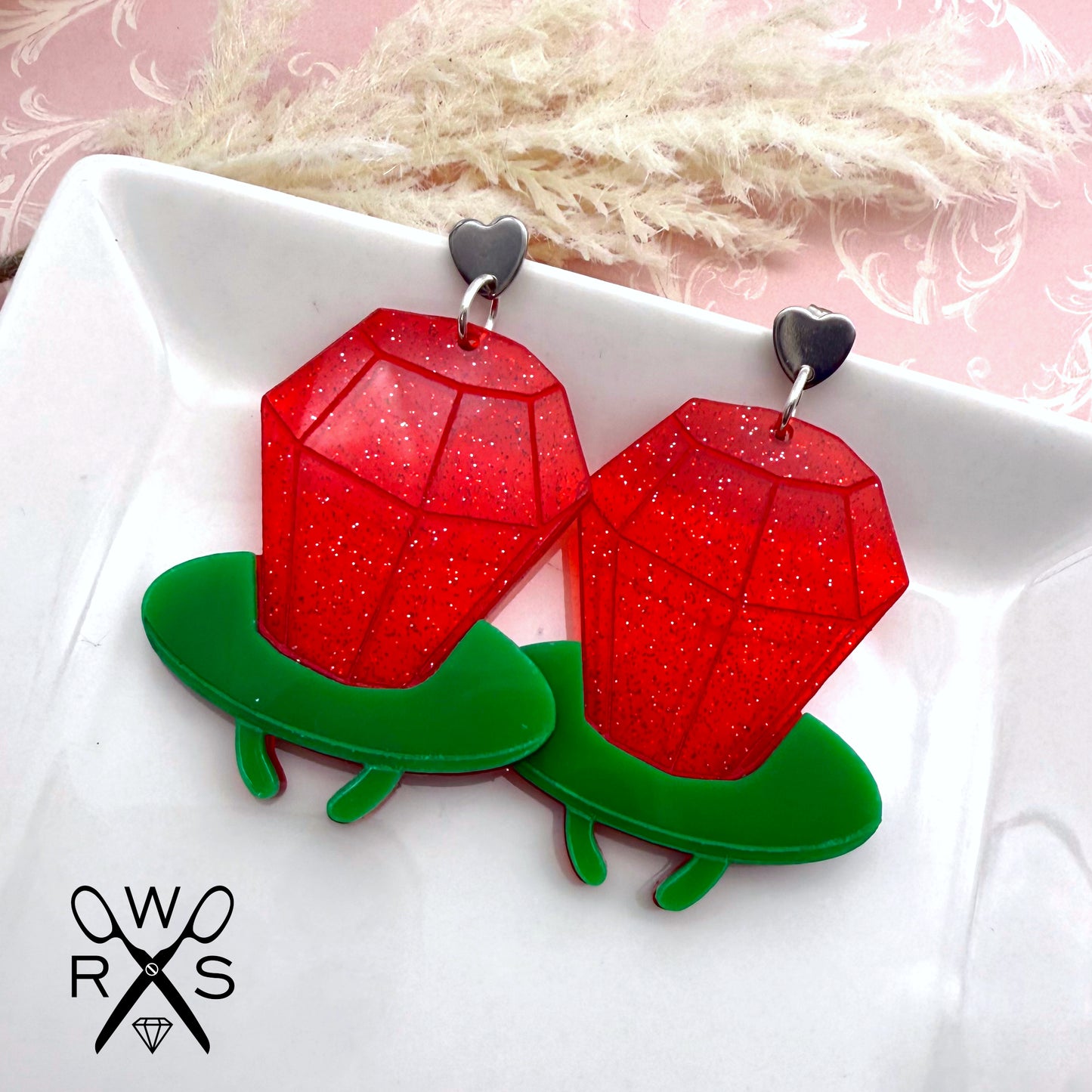 Ring Pop Dangles in Red and Green