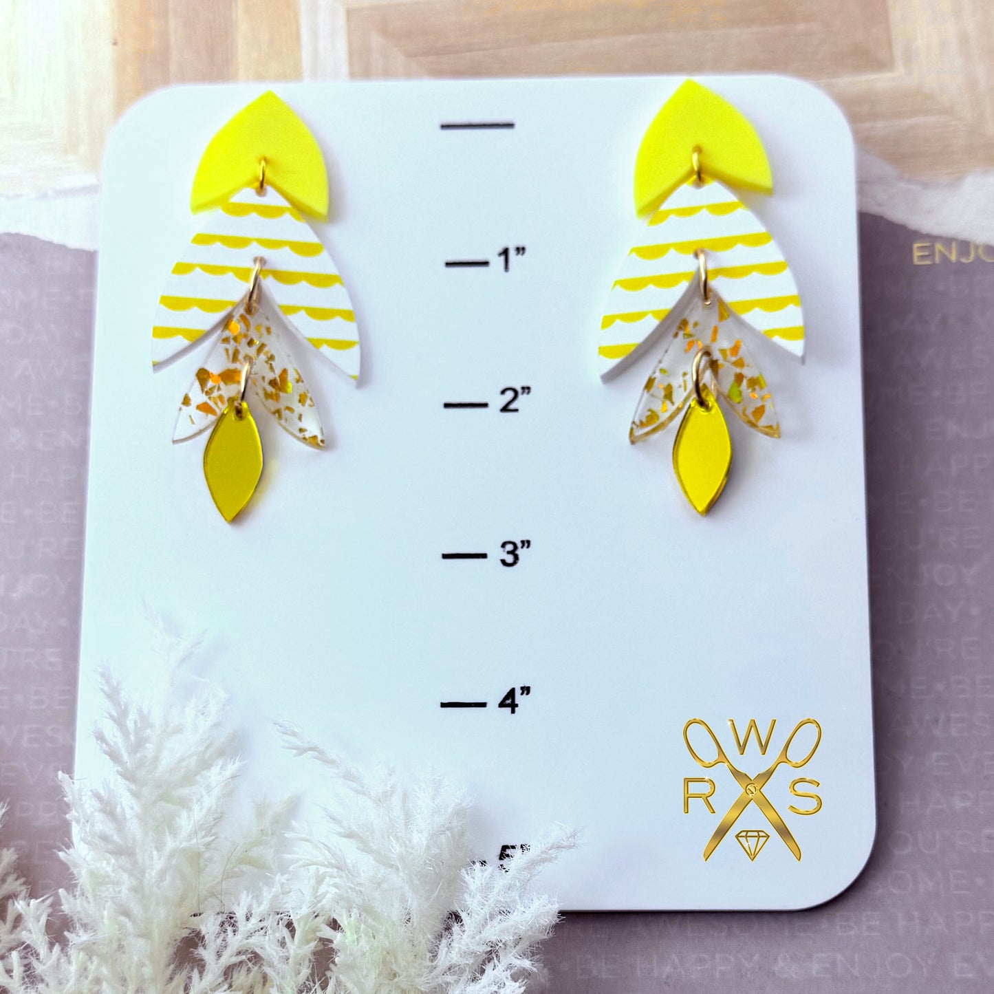 Rio Dangles in Sunshine Yellow
