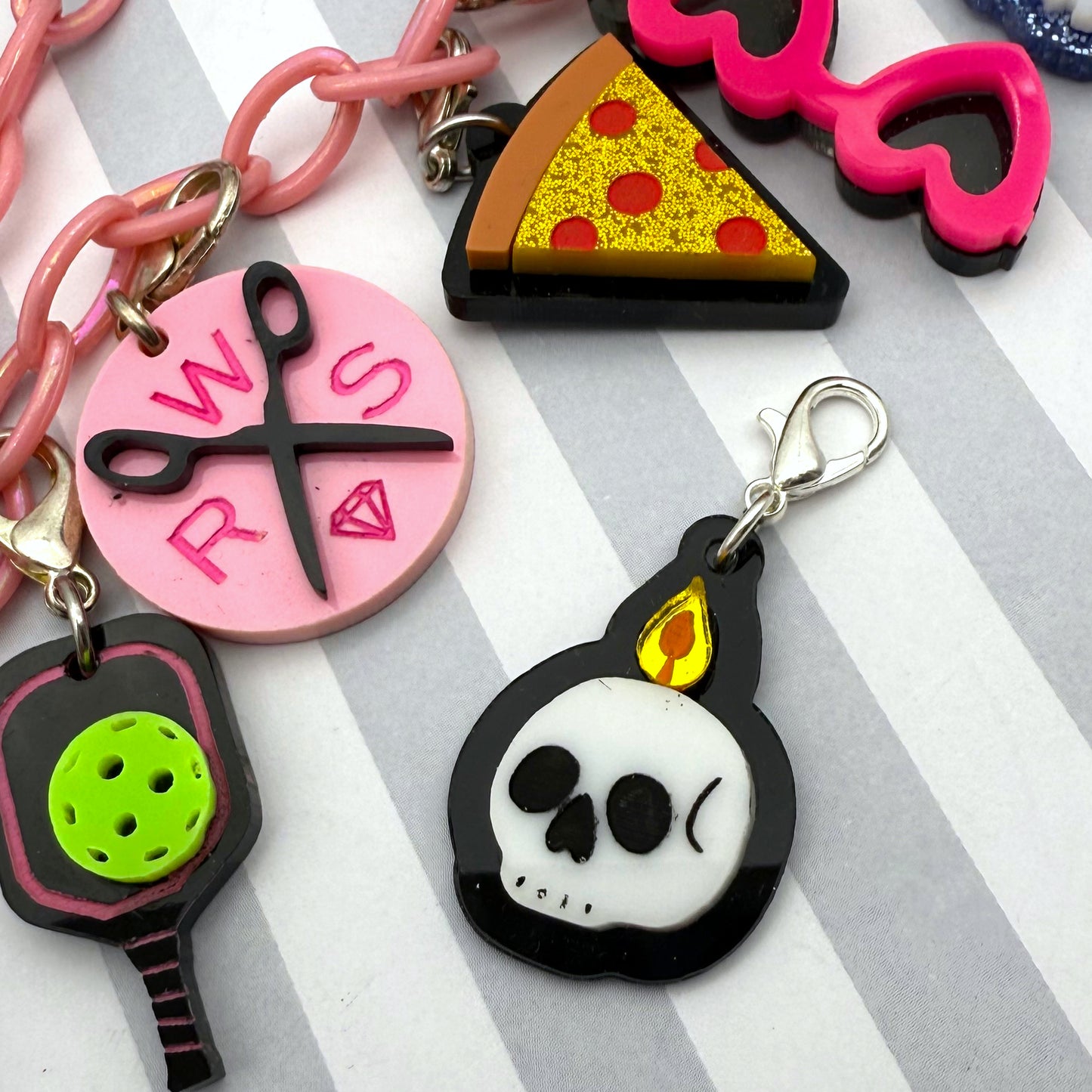 Skull Candle Bestie Charm