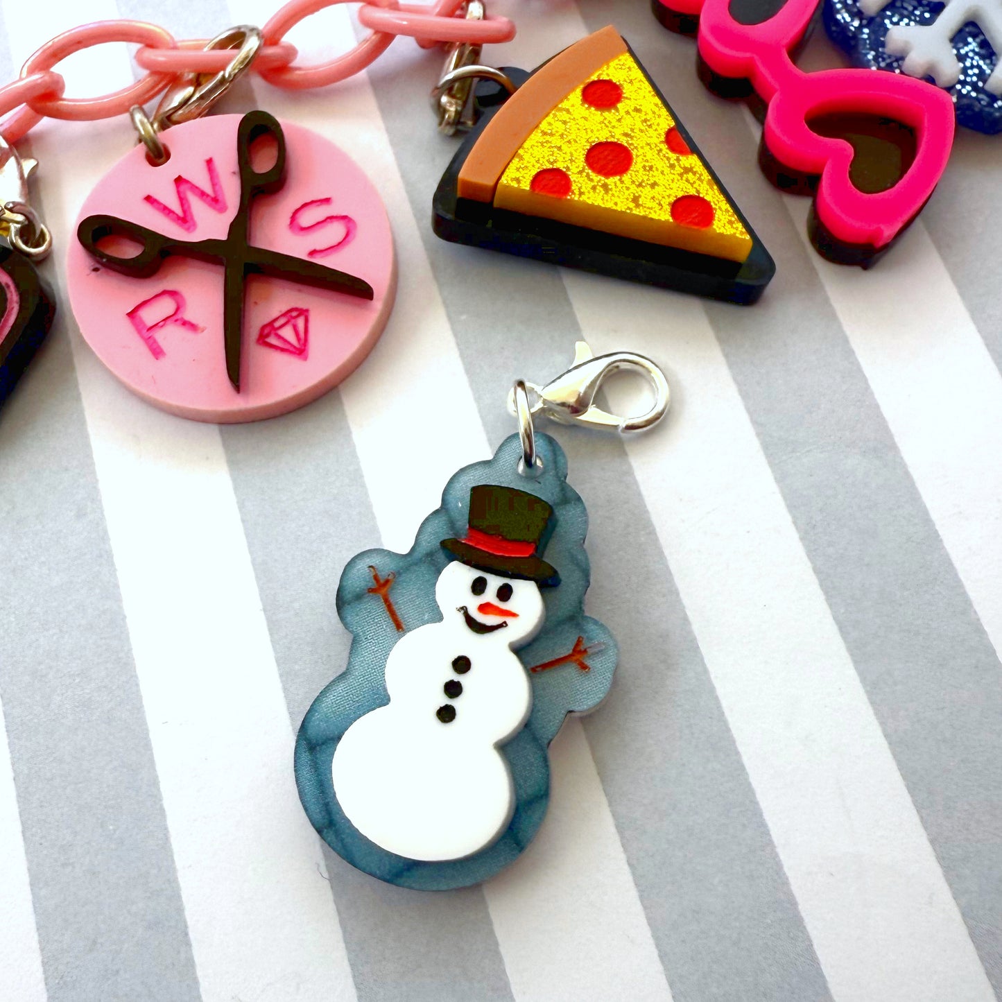 Snowman Bestie Charm
